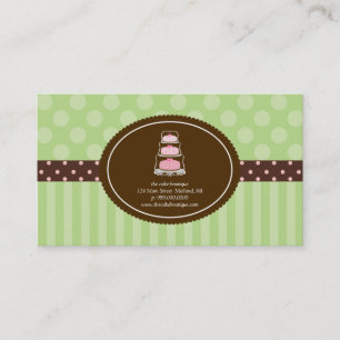 Cake Shop or Bakery Business Cards