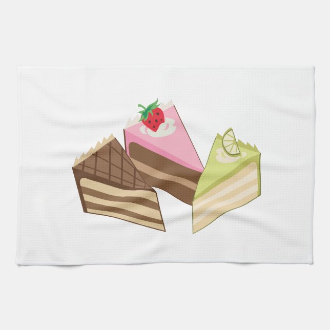 Cake Slices Tea Towel (Horizontal)