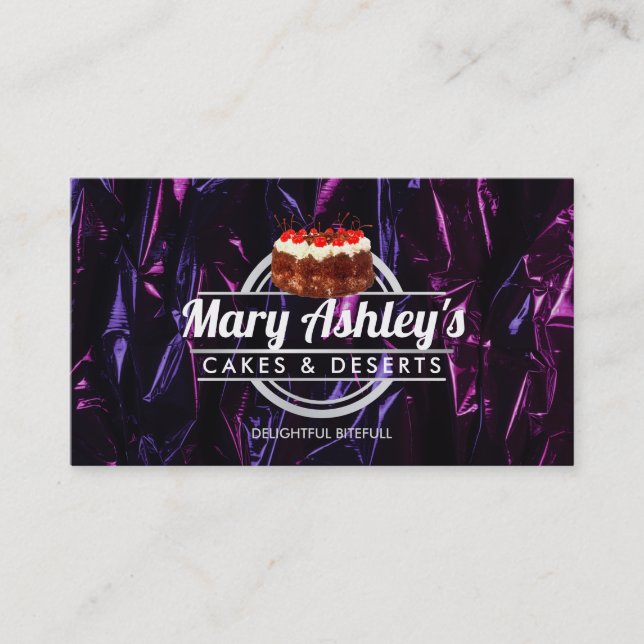 Cake Slogans business cards (Front)