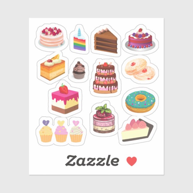 Cake Stickers (Sheet)