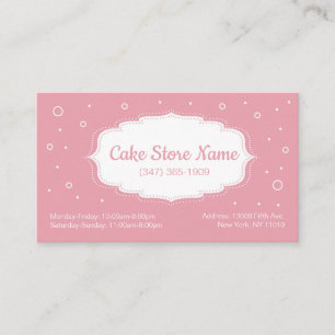 Cake Store business cards