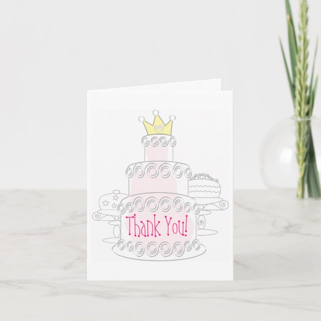 Cake Thank You Card (Front)
