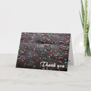 Cake thank you card