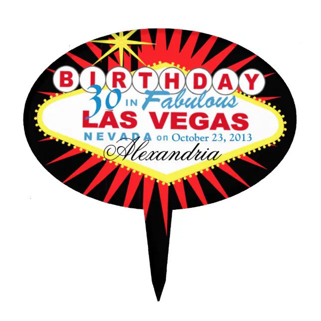 Las Vegas Casino Photo Backdrop 30th 40th Birthday Party 