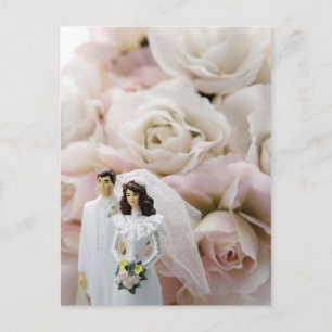 Cake Topper Roses Postcard