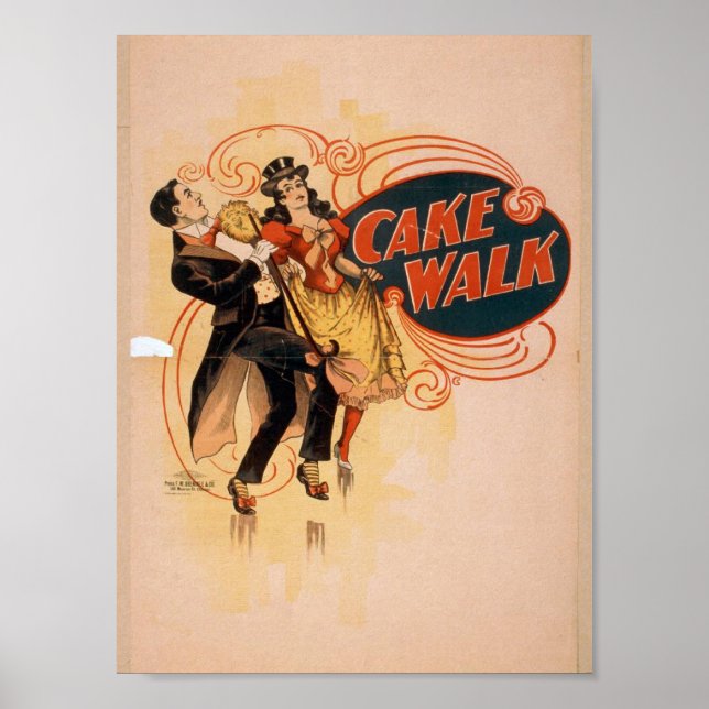 Cake Walk Retro Theatre Poster (Front)