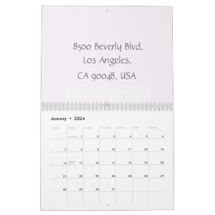 Cake watercolor Business Calendar