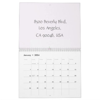 Cake watercolor Business Calendar