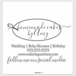 Cake Whisk Circular Logo Bakery Business Car