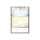 Cake with Candles Birthday Invitation