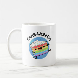 Cake-won-do Funny Taekwondo Cake Pun  Coffee Mug