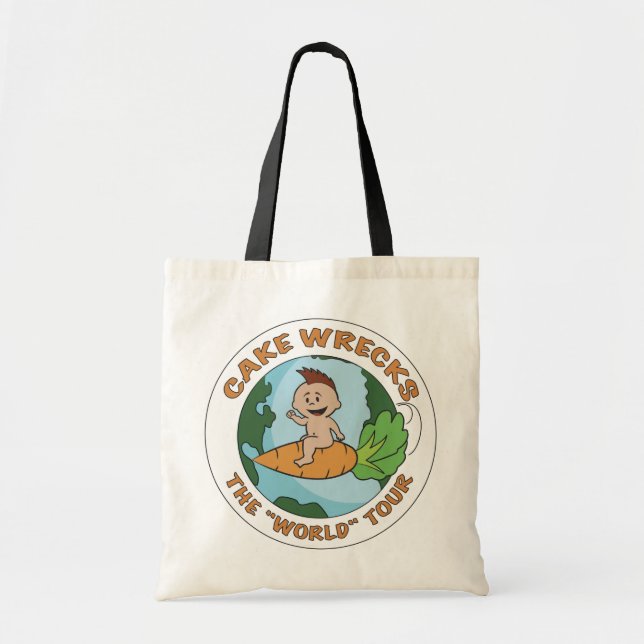 Cake Wrecks "World" Tour- Budget Tote (Front)