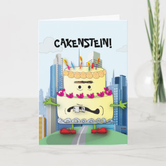 Cakenstein! Birthday Card