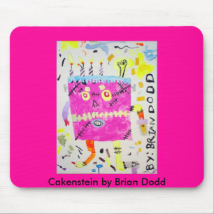 Cakenstein Mouse Pad by Brian Dodd