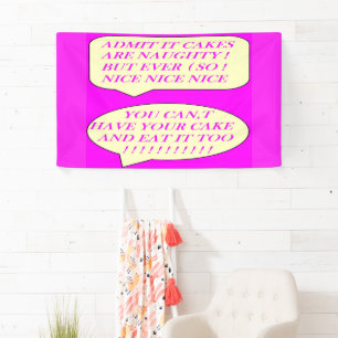 Cakes are nice made for food lovers colour pink    banner