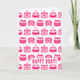 Cakes Card