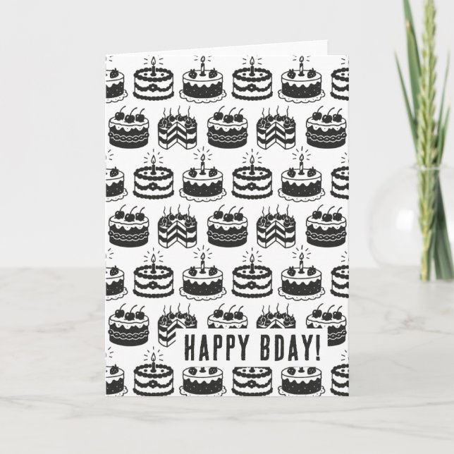 Cakes Card (Front)