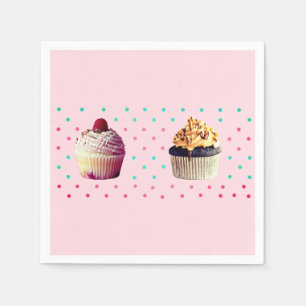 Cakes & Dots Colorful Napkins