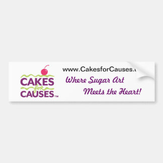 Cakes for Causes Bumper Sticker