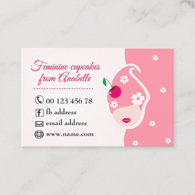 cakes, Handmade 3 D cakes, pastry-cookers Business Card (Front)