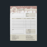 Cakes Invoice Form Business Quotation Notepad<br><div class="desc">Form Business Quotation,  Invoice or Sales Receipt Order Form for your cake or bakery business</div>