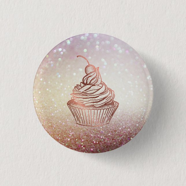 Cakes Sweets Cupcake Kitchen Cabinet Home Bakery 3 Cm Round Badge (Front)