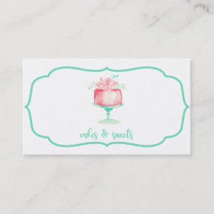 ★ Cakes & Sweets Custom Business Card