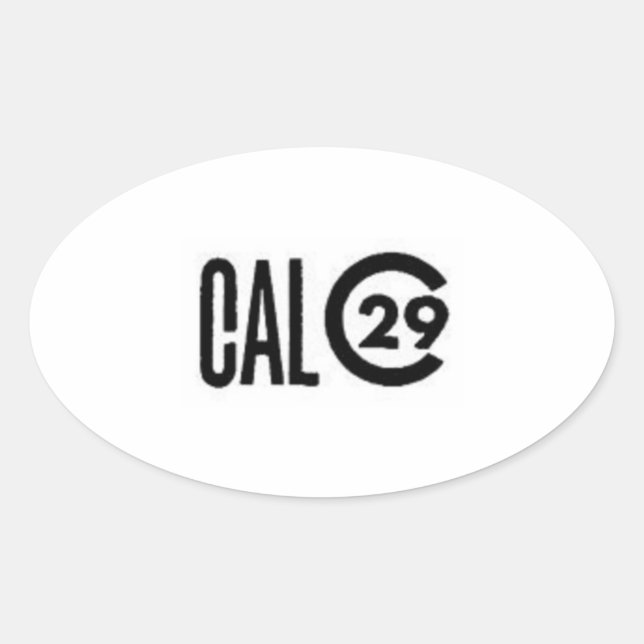 Cal 29 Sailboat Sticker (Front)