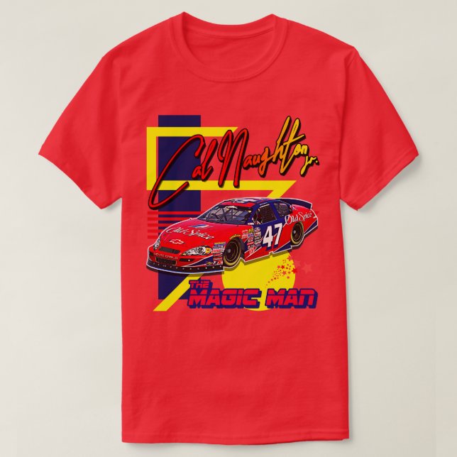 Cal Naughton Jr  Ricky Bobby SHAKE AND BAKE T-Shirt (Design Front)