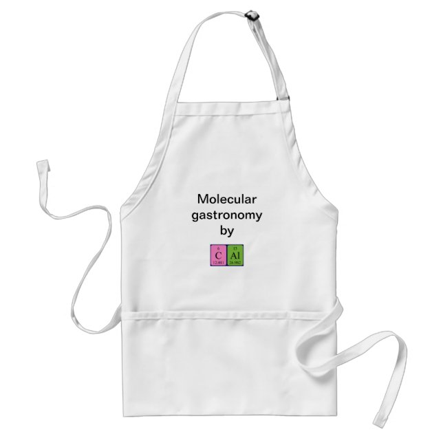 Cal periodic table name apron (Front)
