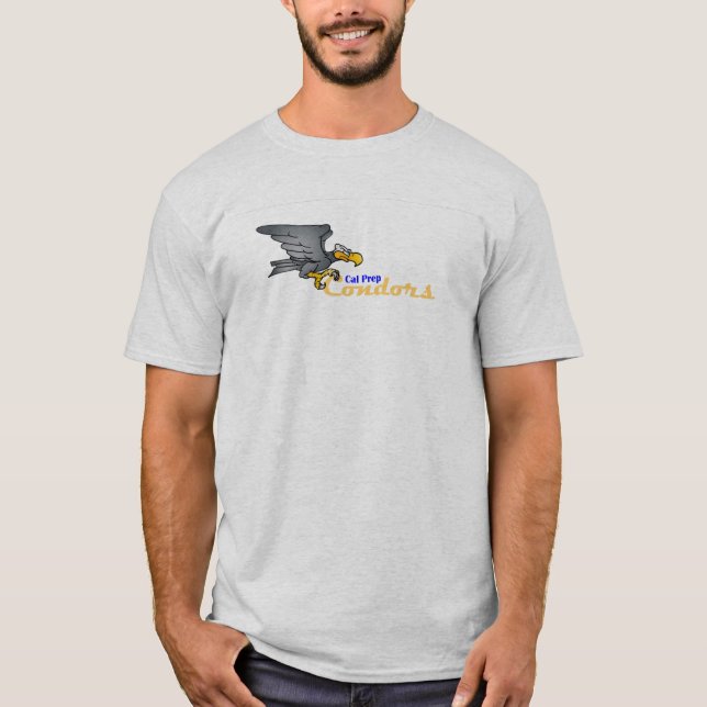 Cal Prep Condors on Light Coloured Shirt (Front)