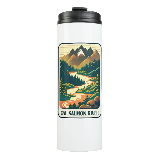 Cal Salmon River California Colours Thermal Tumbler (Front)