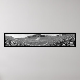 Cal Stanford Big Game Football Photo 1930 Poster