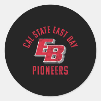 Cal State East Bay Csueb Pioneers Large Classic Round Sticker