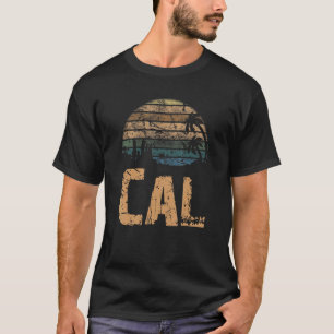 Cal Vintage Sunset Distressed T-Shirt