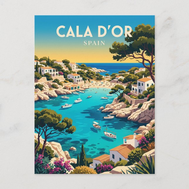 Cala d'Or Spain Postcard (Front)