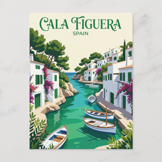 Cala Figuera Spain Postcard (Front)