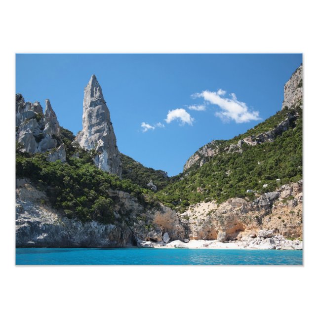 Cala Goloritze beach, Sardinia photo print (Front)