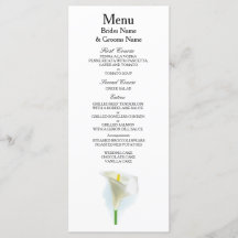 Cala Lily Modern Simple Elegant Wedding Ideas