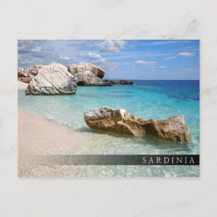Cala Mariolu beach, Sardinia bar postcard