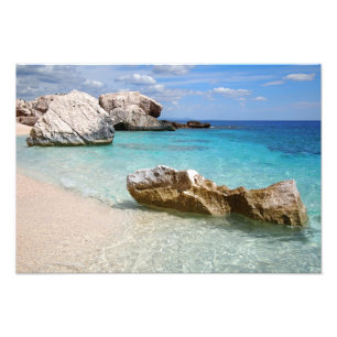 Cala Mariolu beach, Sardinia photo print