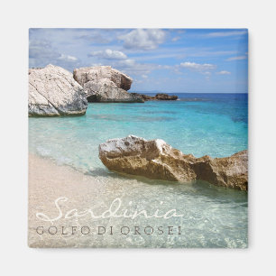 Cala Mariolu beach, Sardinia text magnet