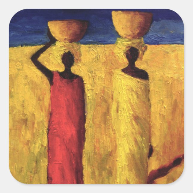 Calabash Girls 1991 Square Sticker (Front)