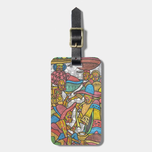 Calabash Market Luggage Tag (Front Vertical)