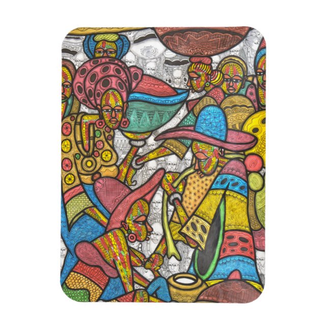Calabash Market Magnet (Vertical)