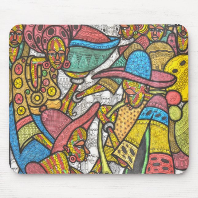 Calabash Market Mouse Mat (Front)