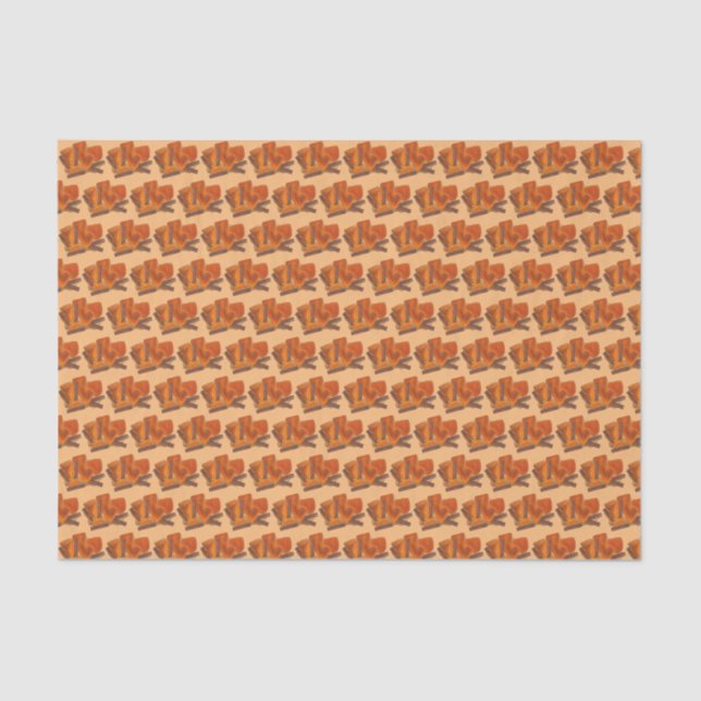 Calabaza en Tacha Mexican Candied Pumpkin Dessert Tissue Paper (Front)