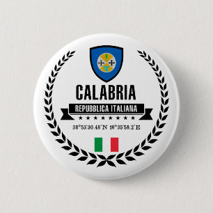 Calabria 6 Cm Round Badge