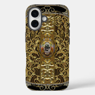 Calabria Elegant Monogram iPhone 16 Case