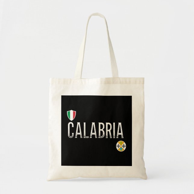 Calabria hoodie - Calabrian soccer style hooded sw Tote Bag (Front)